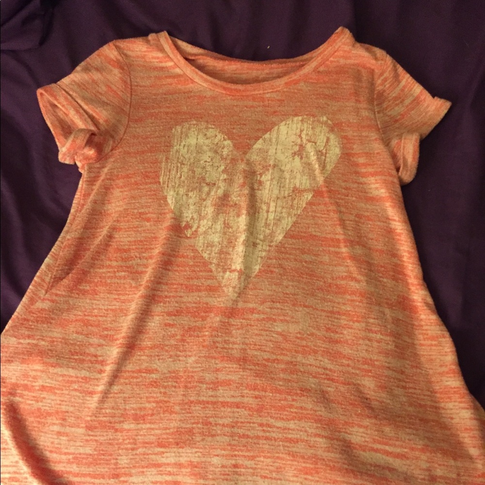 Coral lightweight girls sweater top